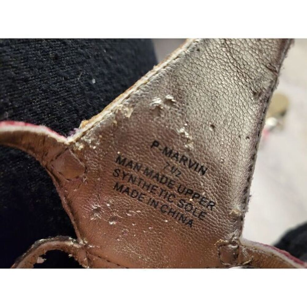 Steve Madden Gladiator‎ Brown Congac Pressto Thong Ankle-Strap Sandal Size 7.5 - Picture 3 of 8